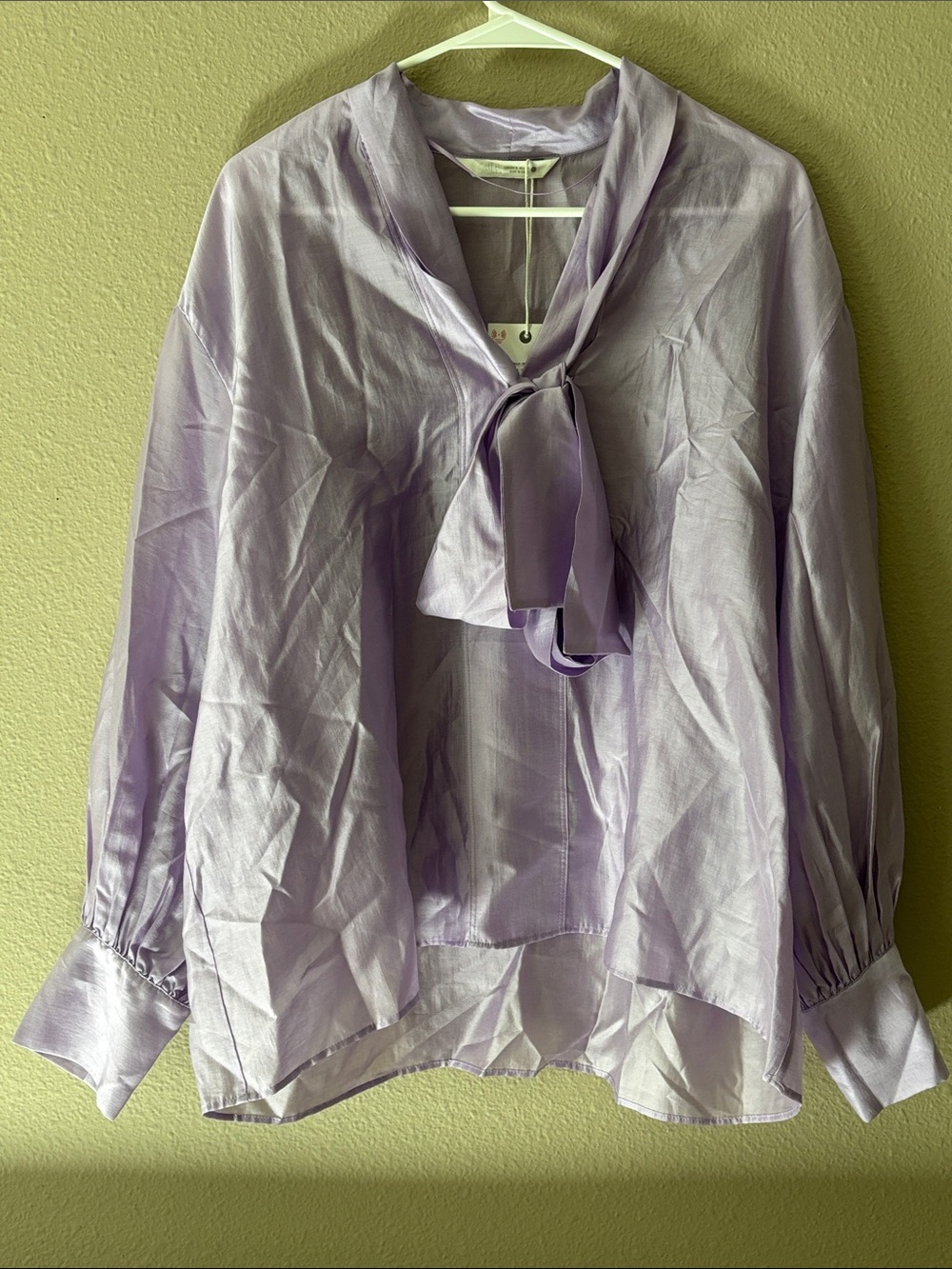 Zara satin effect shirt 4786/024